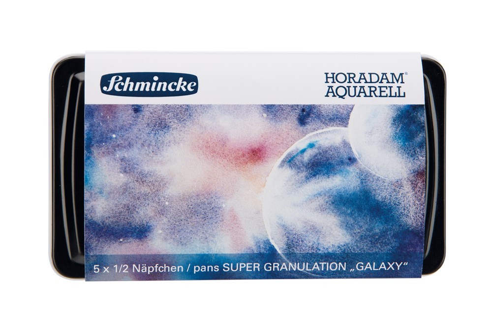 Schmincke Horadam Supergranulation Suluboya Galaxy Set Metal Kutu 5 x 1/2 Tablet