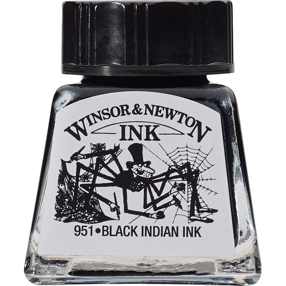 Winsor & Newton Çizim Mürekkebi 14ml Black