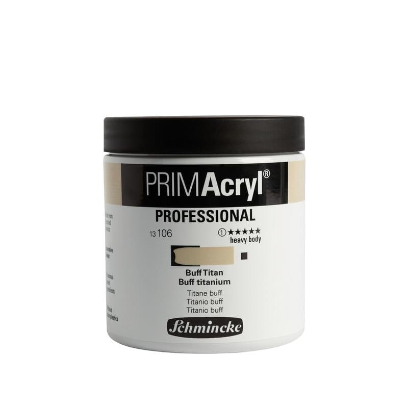 Schmincke Primacryl Artist Akrilik Boya 237 ml Seri 1 106 Buff Titanium