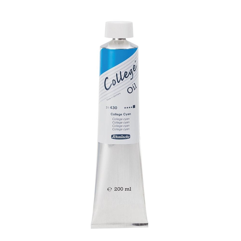 Schmincke College Oil Yağlı Boya 200 ml 430 College Oil Cyan