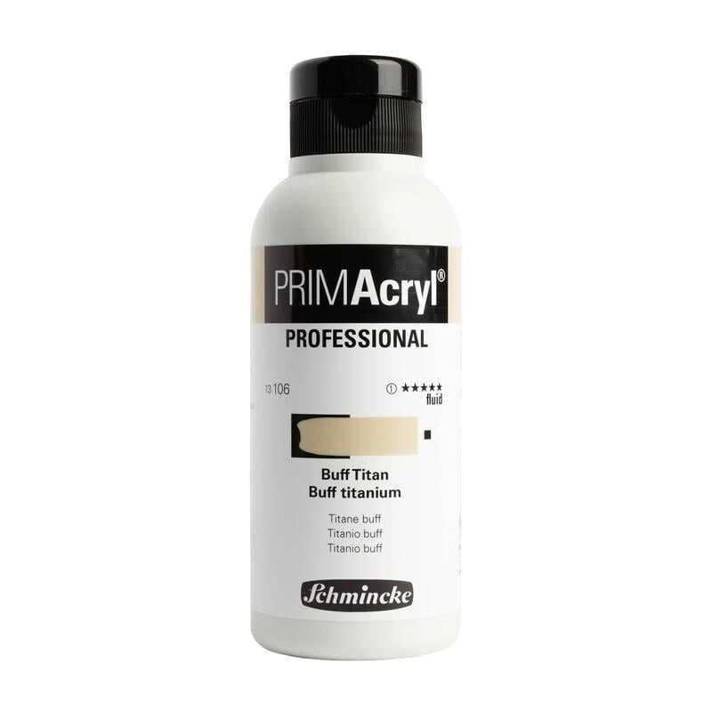 Schmincke Primacryl Artist Akrilik Boya 250 ml Seri 1 106 Buff Titanium Fluid