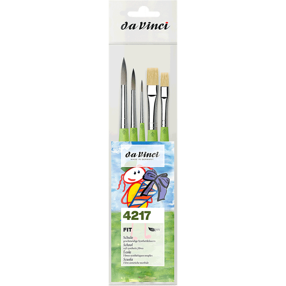 Da Vinci Fit Synthetic School Brush Set 4217