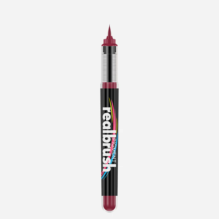Realbrush Pigment Marker Burgundy