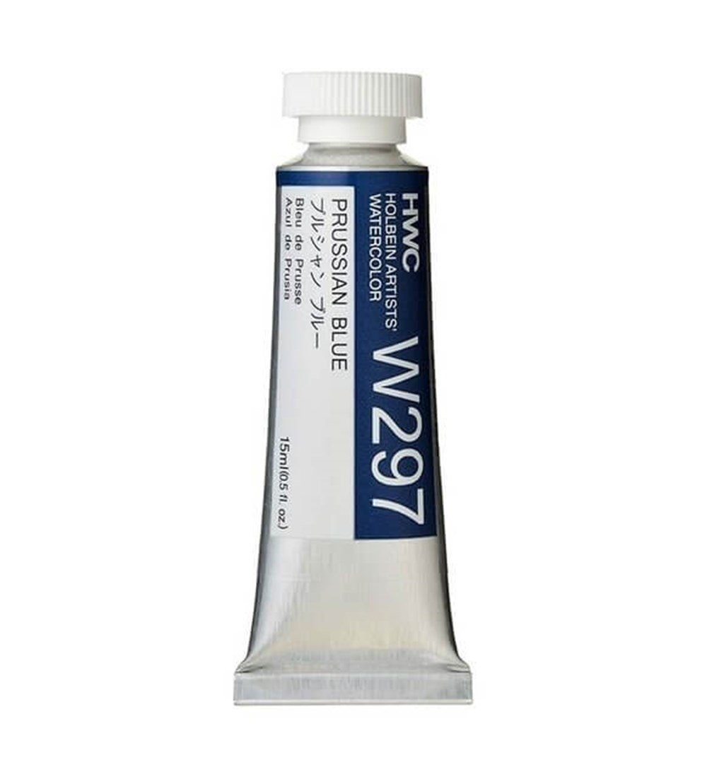 Holbein Watercolour Paint 15ml Prussian Blue W297