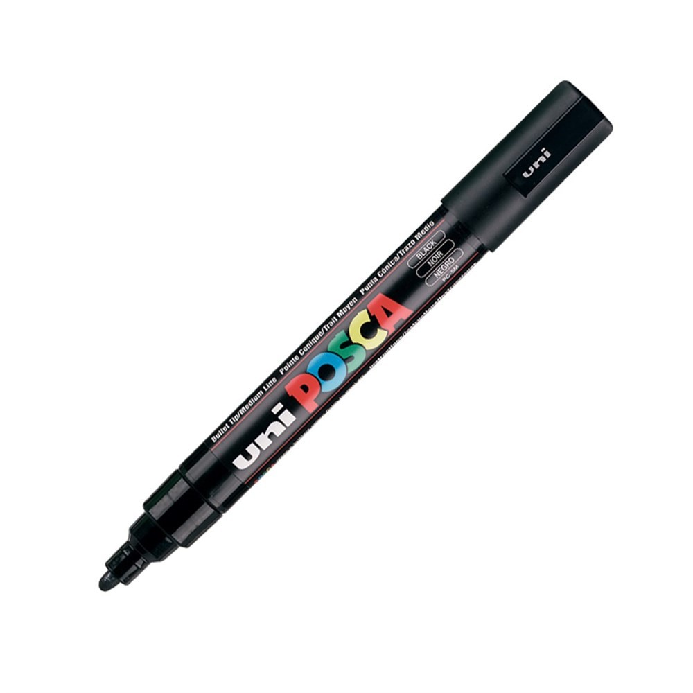 Uni Posca Pc-5M Boyama Markörü 1.8-2.5 mm Siyah