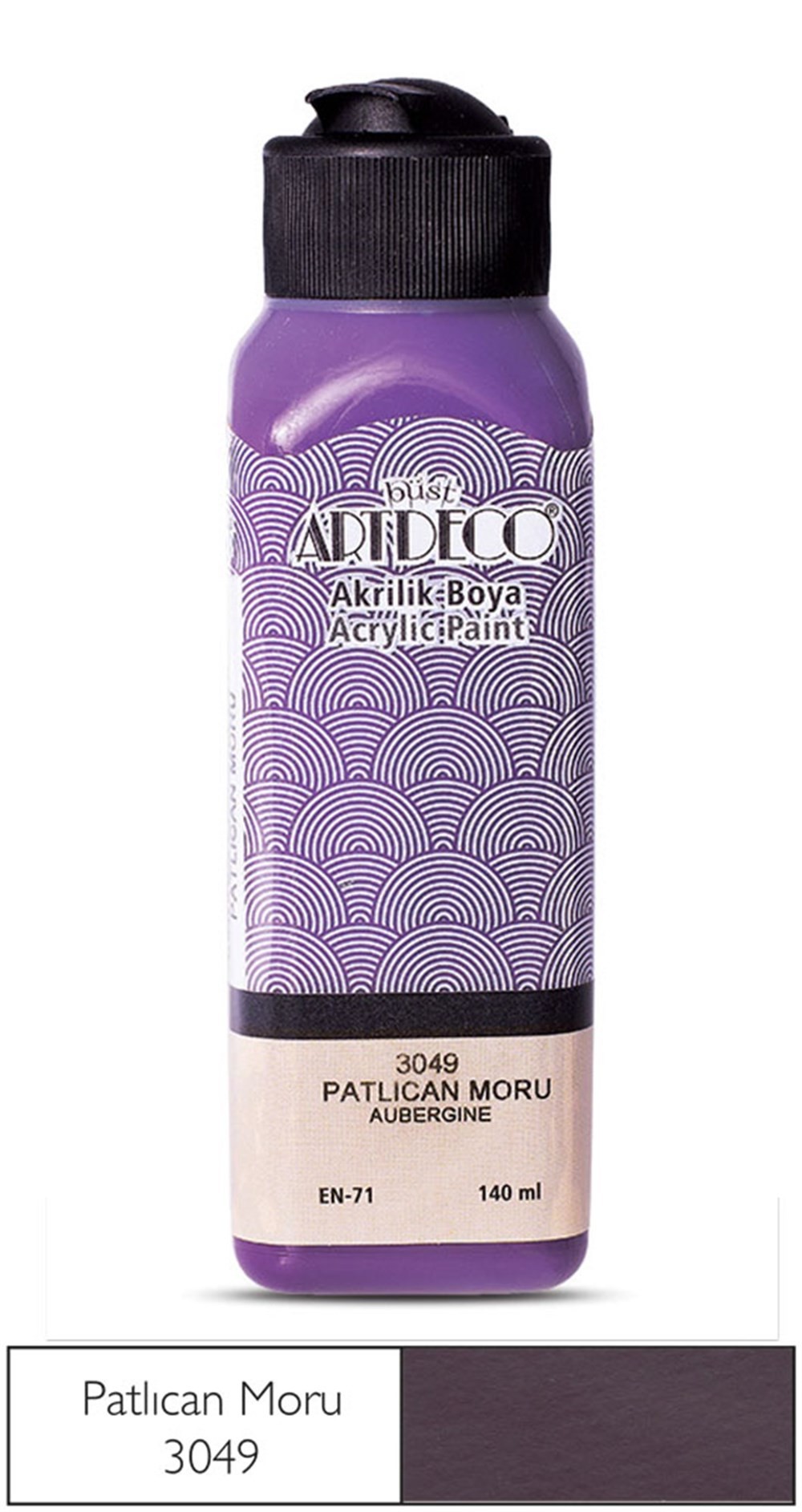 Artdeco Akrilik Boya 140 ml 3049 Patlıcan Moru