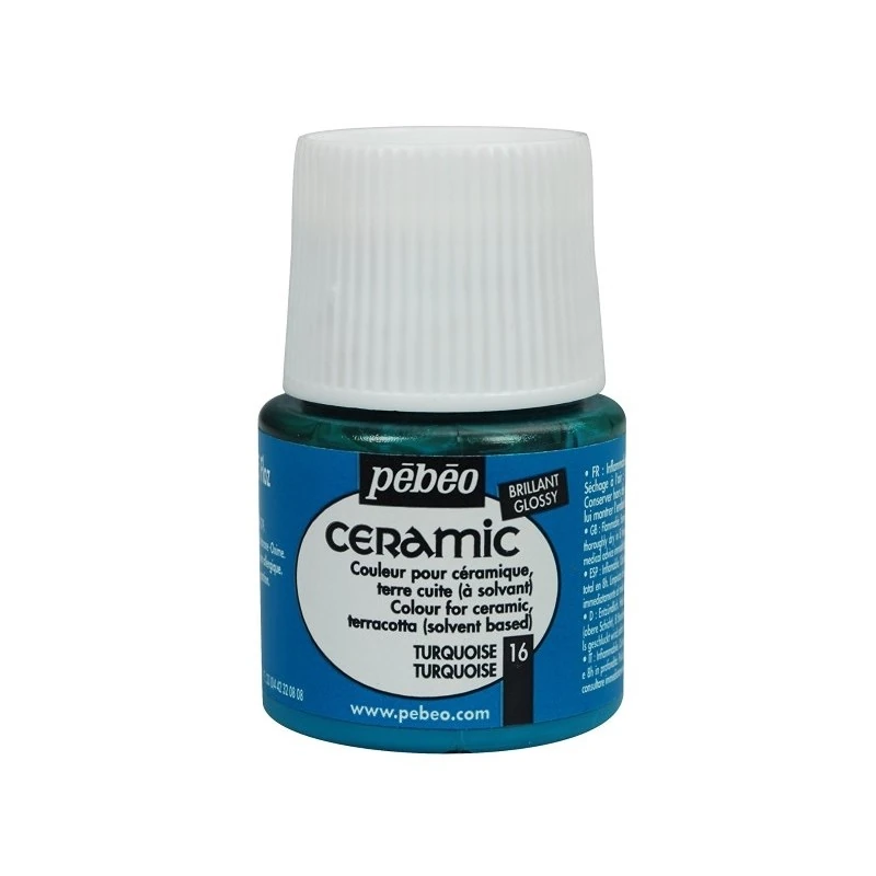 Pebeo Seramik Boyası 45 ml 16 Turquoise
