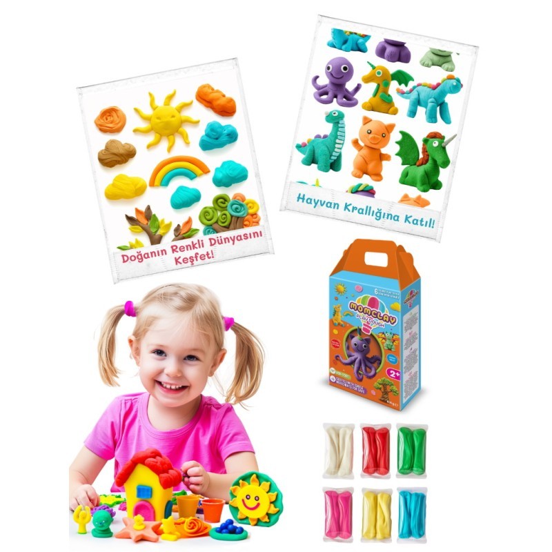 Smarta Momcly Oyun Hamuru 100gr x 6'lı Set