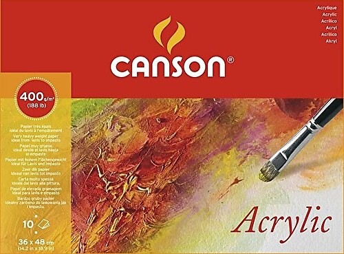 Canson Akrilik Blok 36x48cm 400gr 10syf