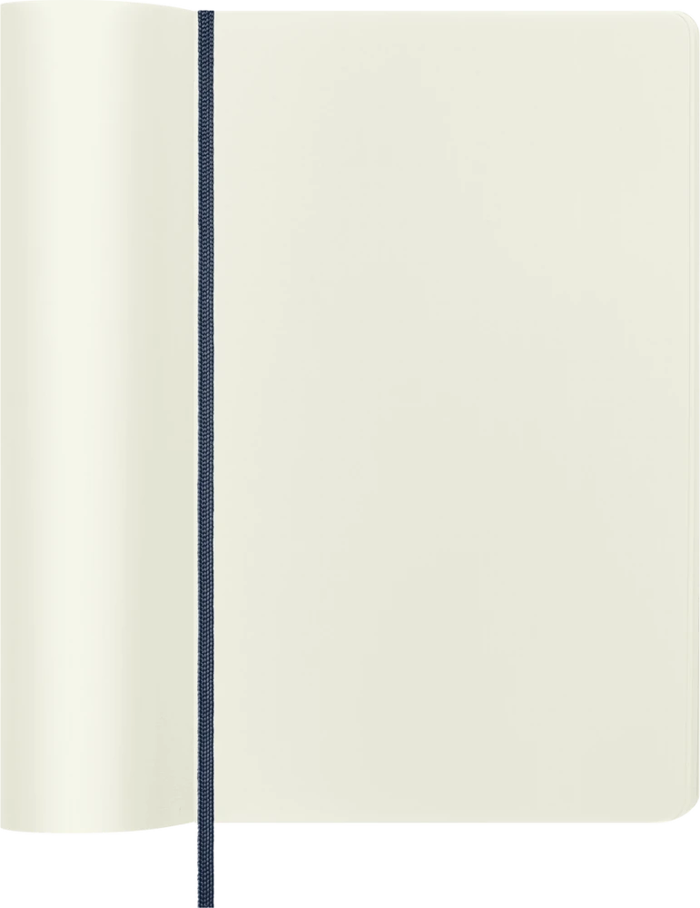 Moleskine Classic Yumuşak Kapak Çizgisiz Defter 13x21 192 Sayfa Sapphire Blue