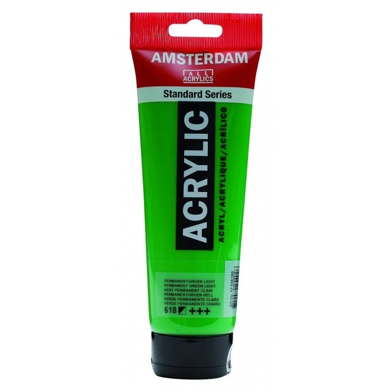 Talens Amsterdam Standard Akrilik Boya 120 ml 618 Permanent Green Light