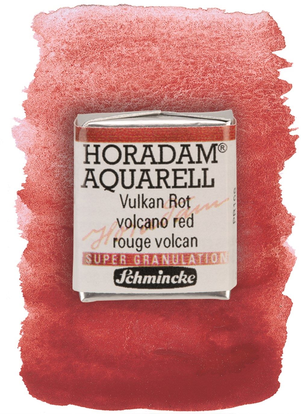 Schmincke Horadam Supergranulation Sulu Boya Volcano Red 1/2 Tab.