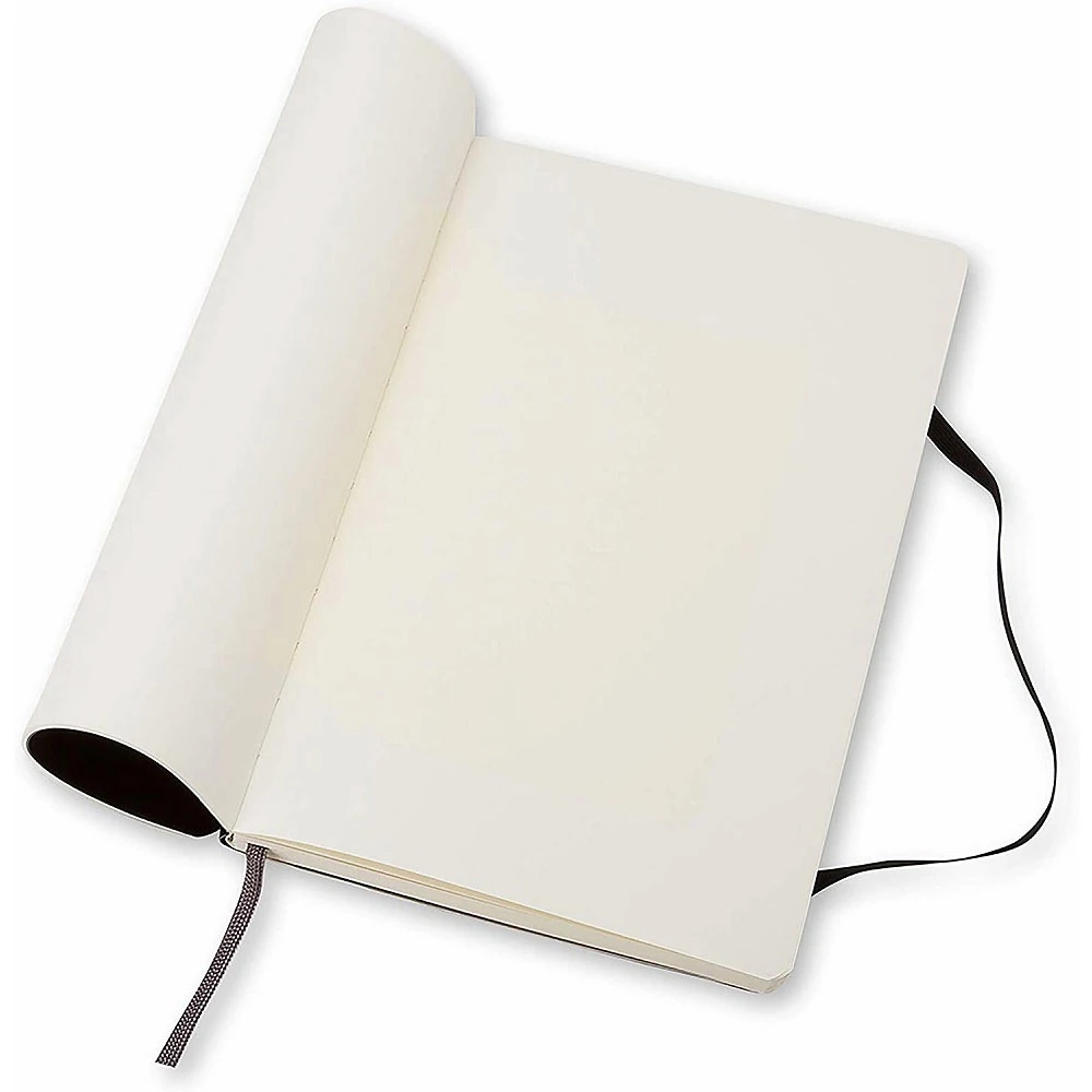 Moleskine Classic Yumuşak Kapak Çizgisiz Defter 13x21 192 Sayfa Black