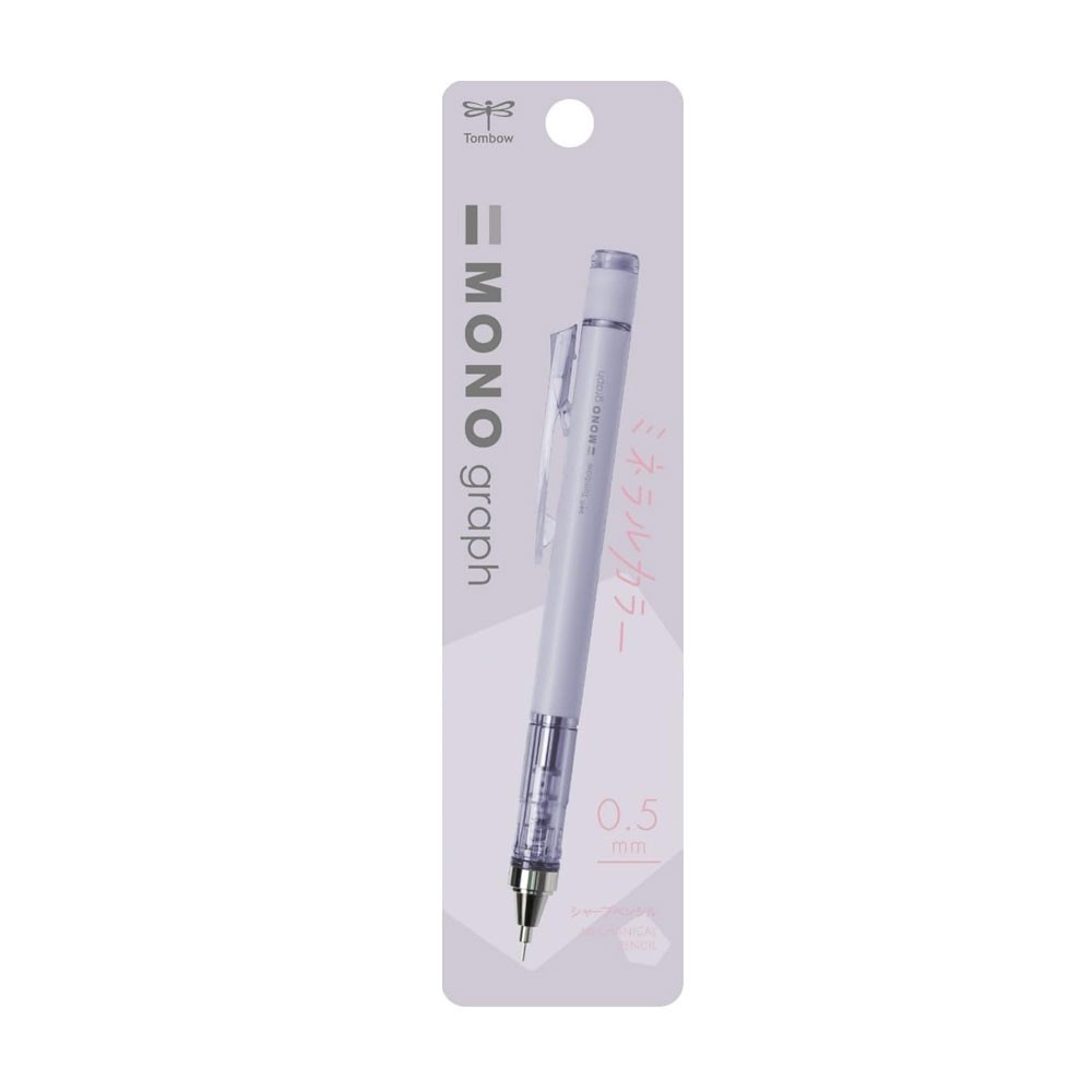 Tombow Mono Grapy Versatil Kalem 0.5 mm Şeffaf Mor