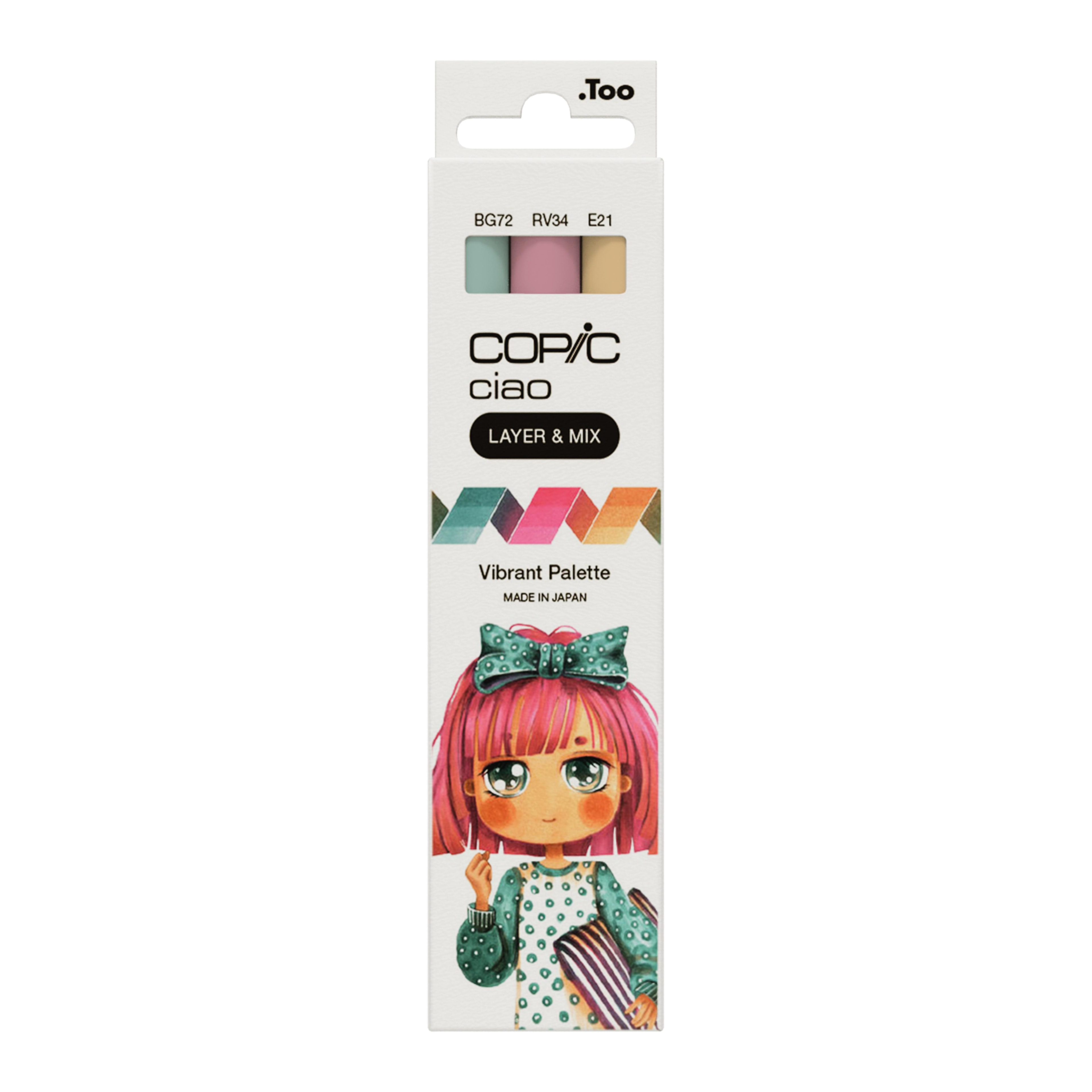 Copic Ciao 3'lü Layer Mix Set Vibrant Palette