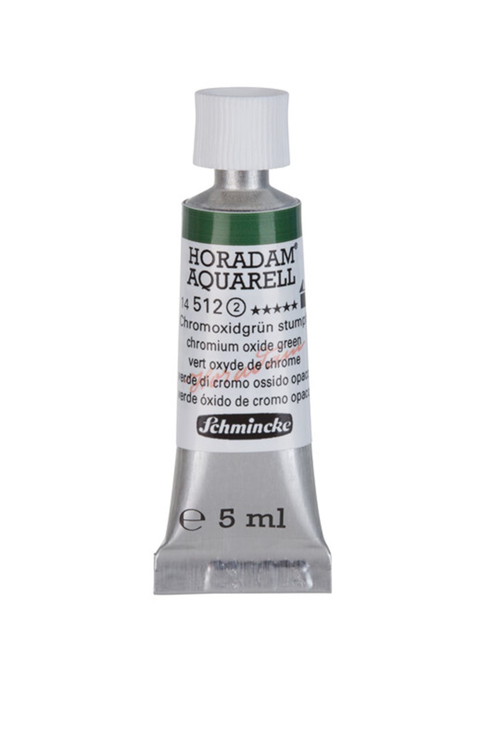 Schmincke Horadam Aquarell Suluboya 5 Ml Tüp 512 Chromium Oxide Green