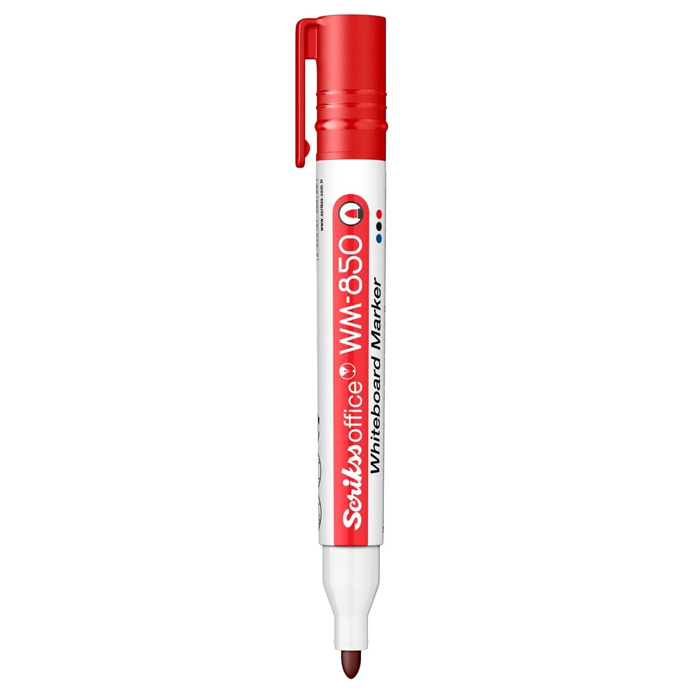 Scrikss Whiteboard Marker Kalem Kırmızı