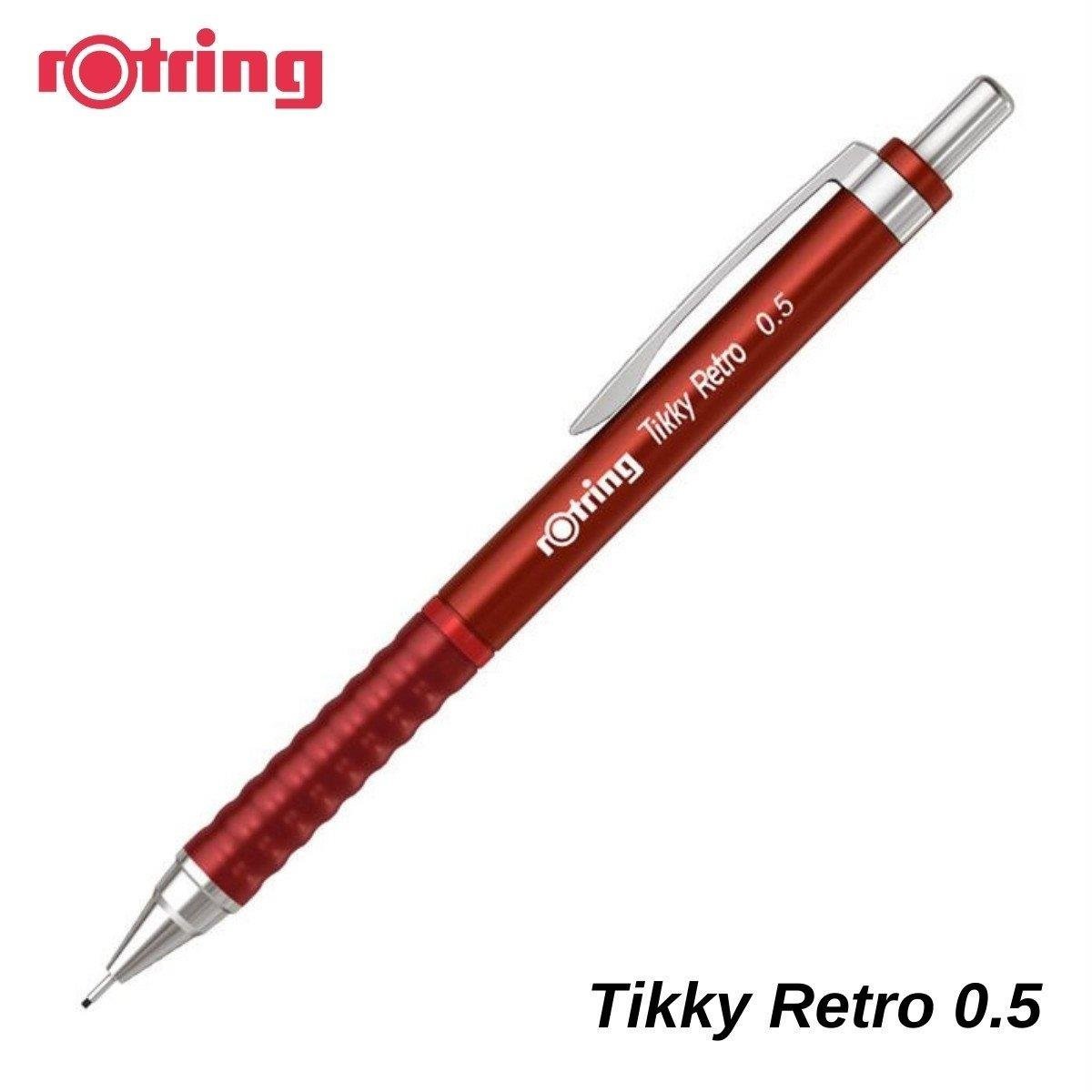 Rotring Tikky Retro Versatil Kalem Metalik Kırmızı 0.5 mm