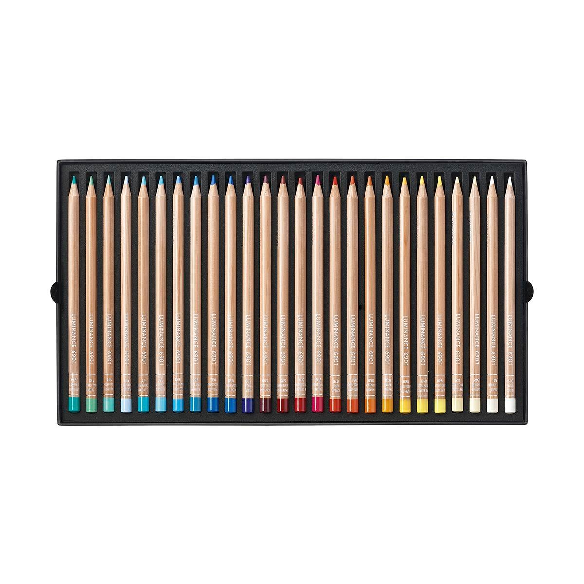 Caran d'Ache Luminance 6901 Kuru Boya Kalem Seti 76 Renk
