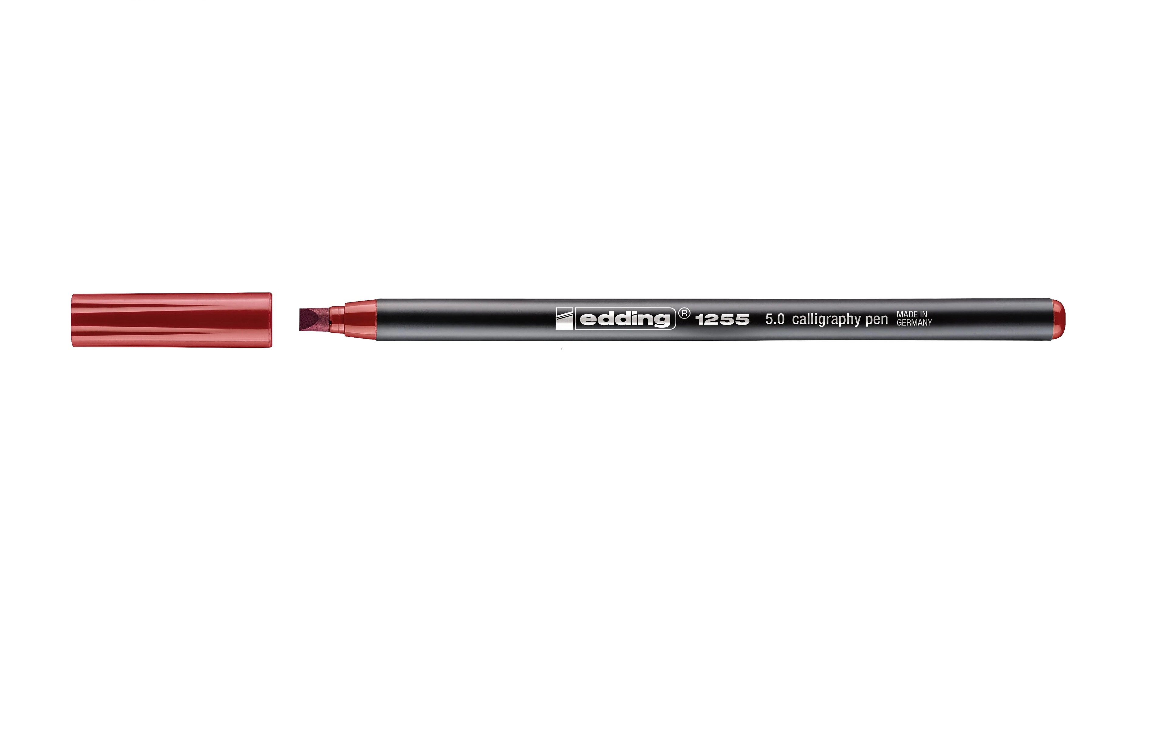 Edding Kaligrafi Kalemi E-1255 5 mm Bordo