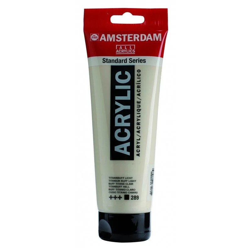 Talens Amsterdam Standard Akrilik Boya 120 ml 289 Titanium Buff Light