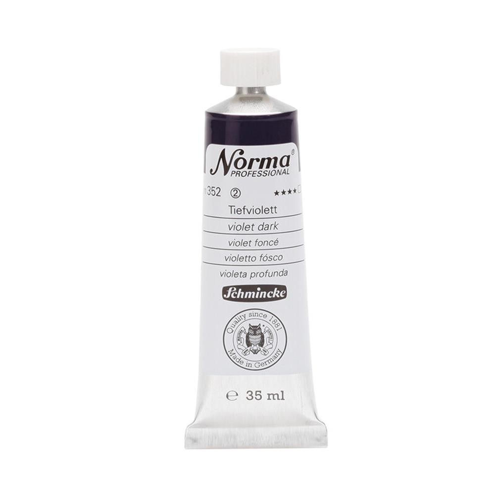 Schmincke Norma Profesyonel Violet Dark 35 ml