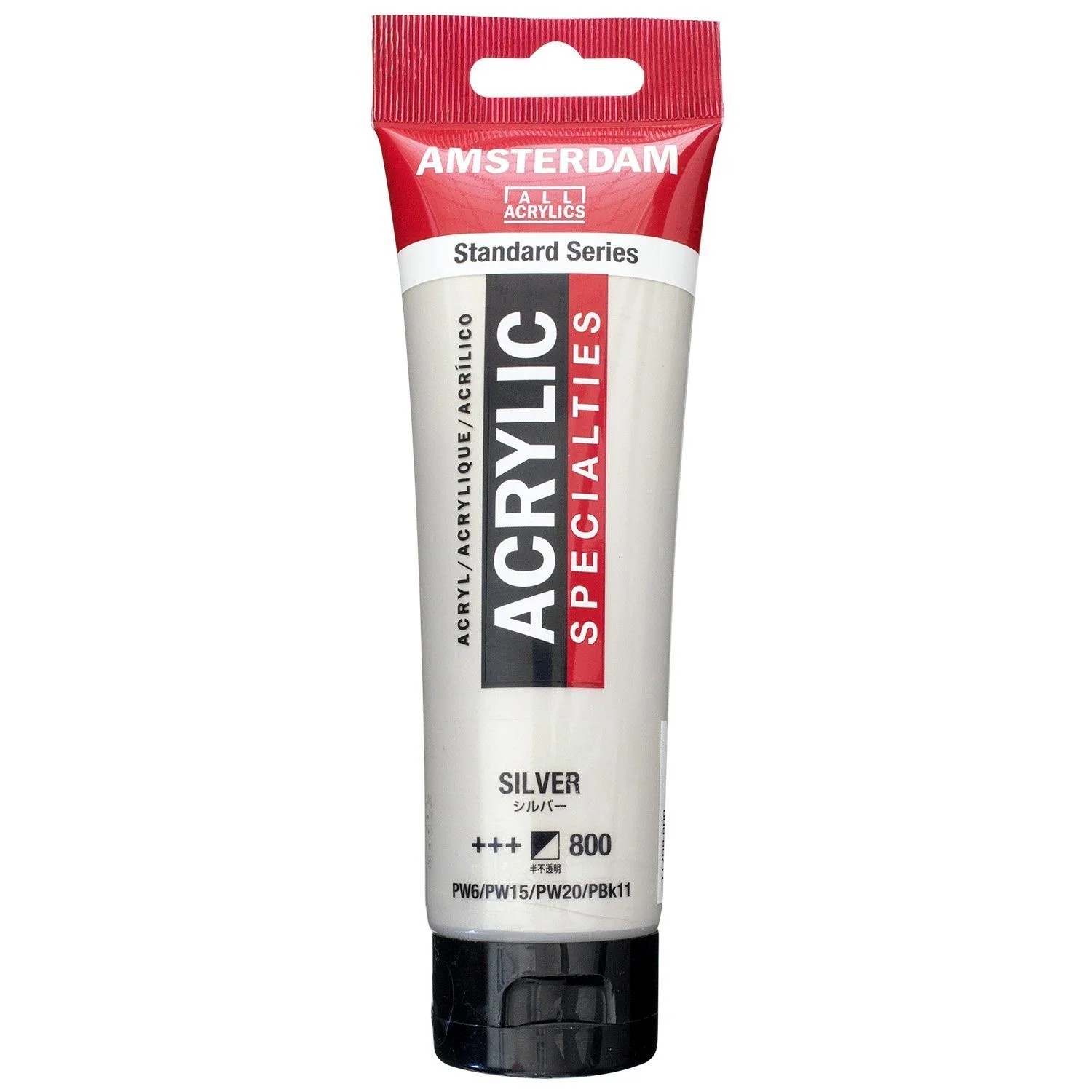 Talens Amsterdam Standard Akrilik Boya 120 ml 800 Silver