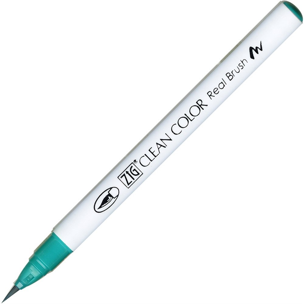 Zig Clean Color Real Brush Fırça Uçlu Marker Kalem 042 Turquoise Green