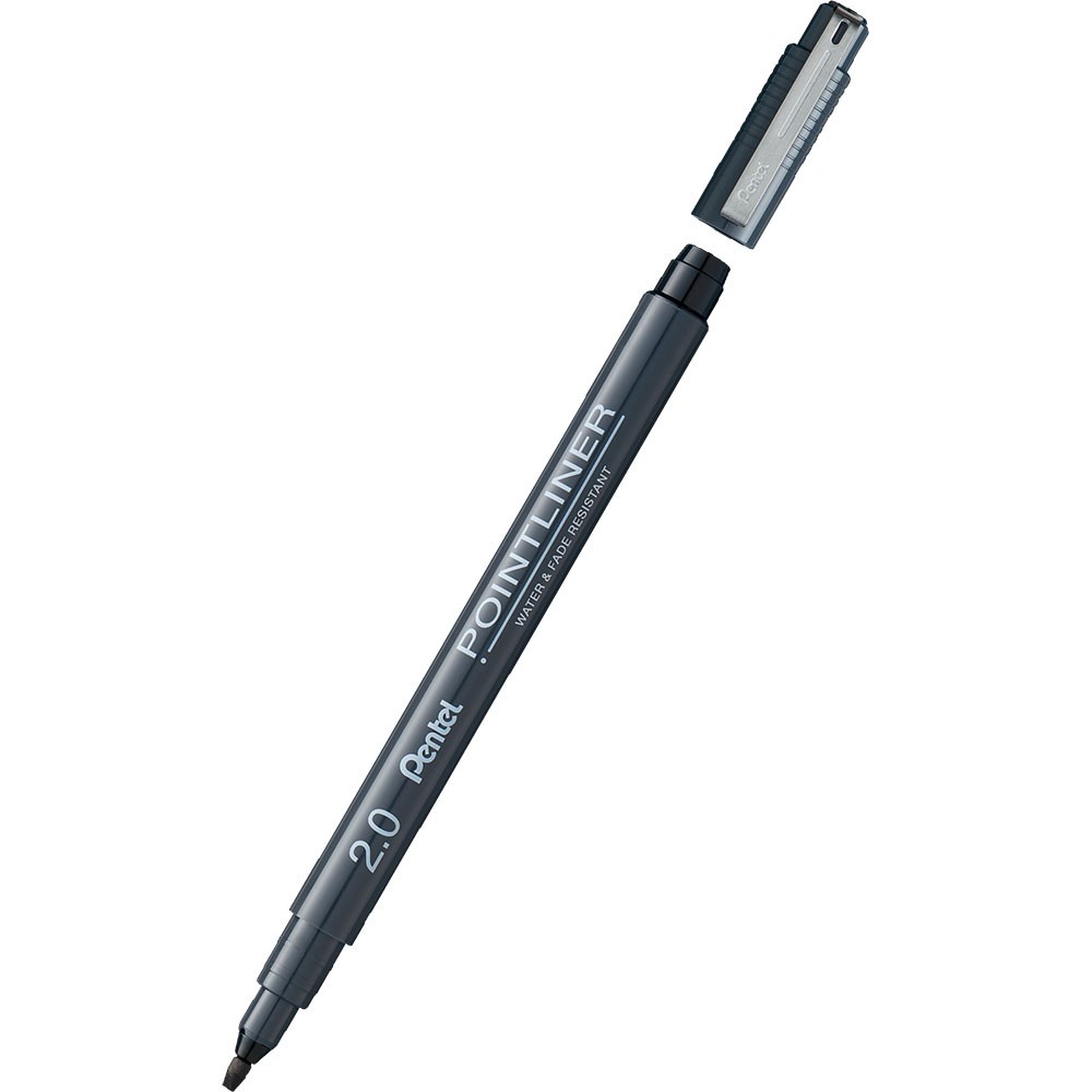 Pentel Pointliner Teknik Çizim Kalemi 2.0 mm S20P-20A