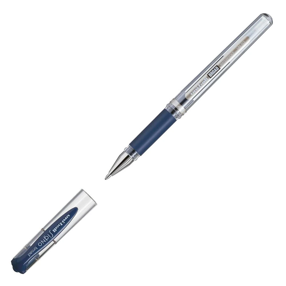 Uni Um-153 İmza Kalemi Mavi - Siyah