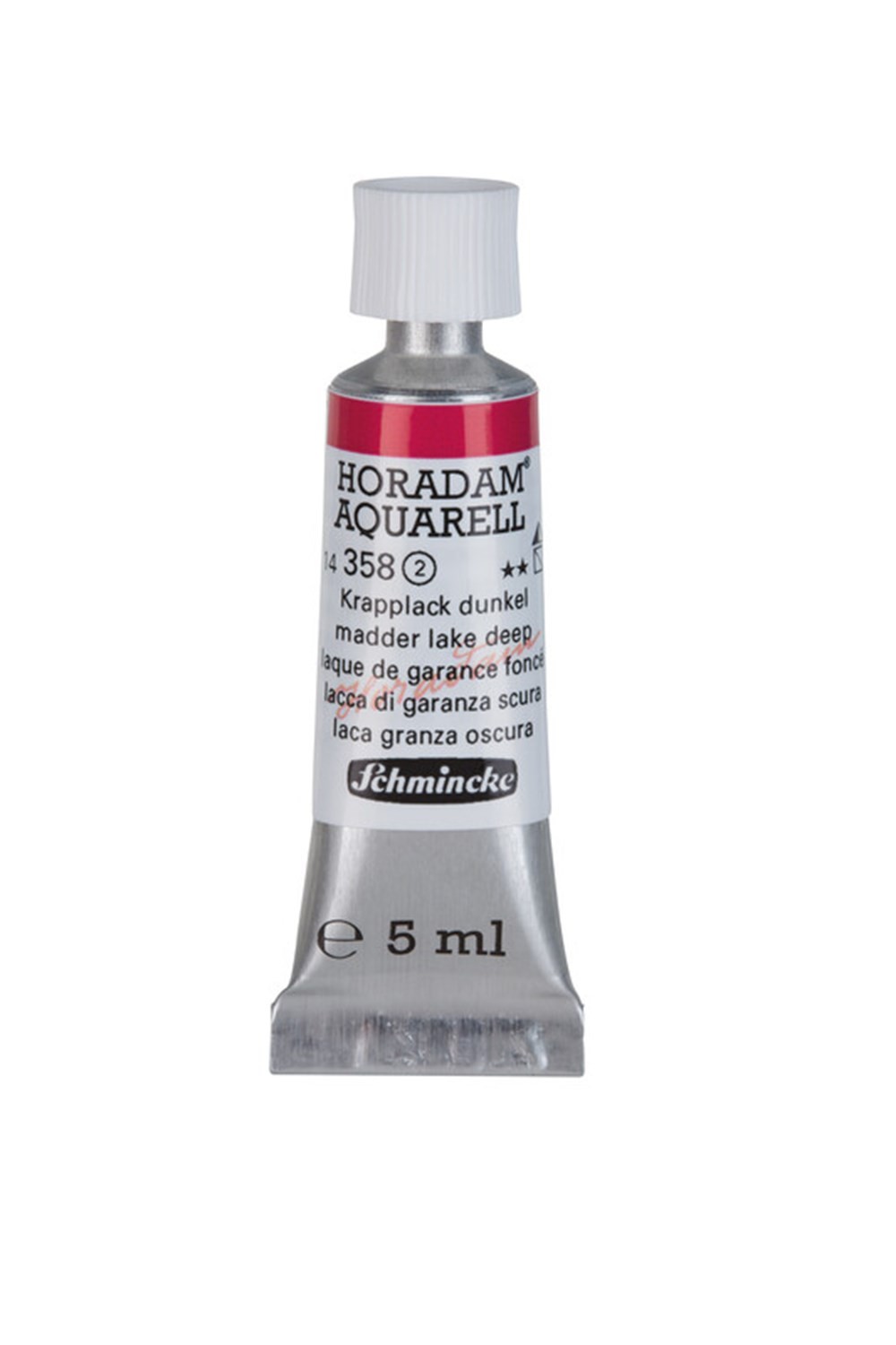 Schmincke Horadam Aquarell Suluboya 5 Ml Tüp 358 Madder Lake Deep