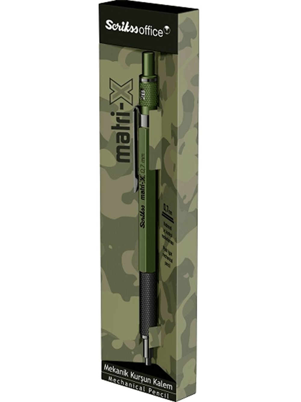 Scrikss Matri-x Metal Versatil 0.7 MM Haki