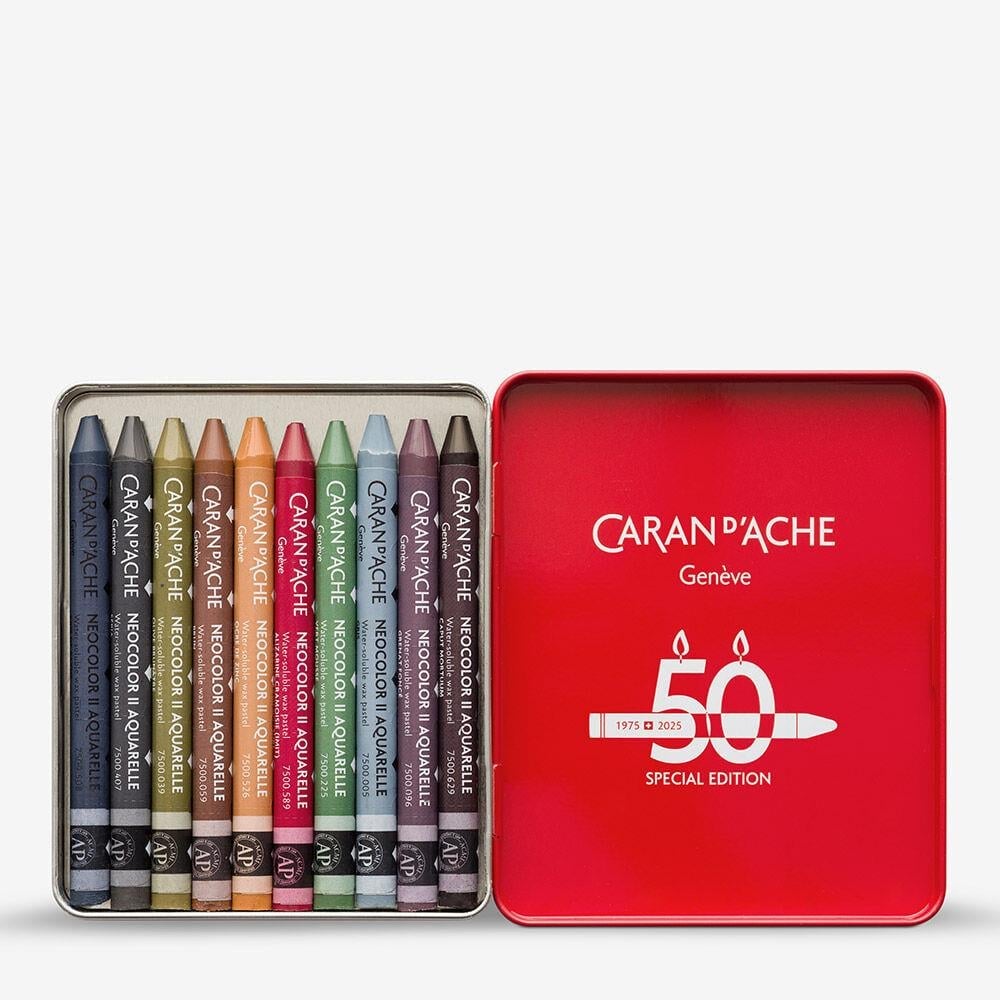 Caran d'Ache Neo Pastel Seti Dark 10 Renk