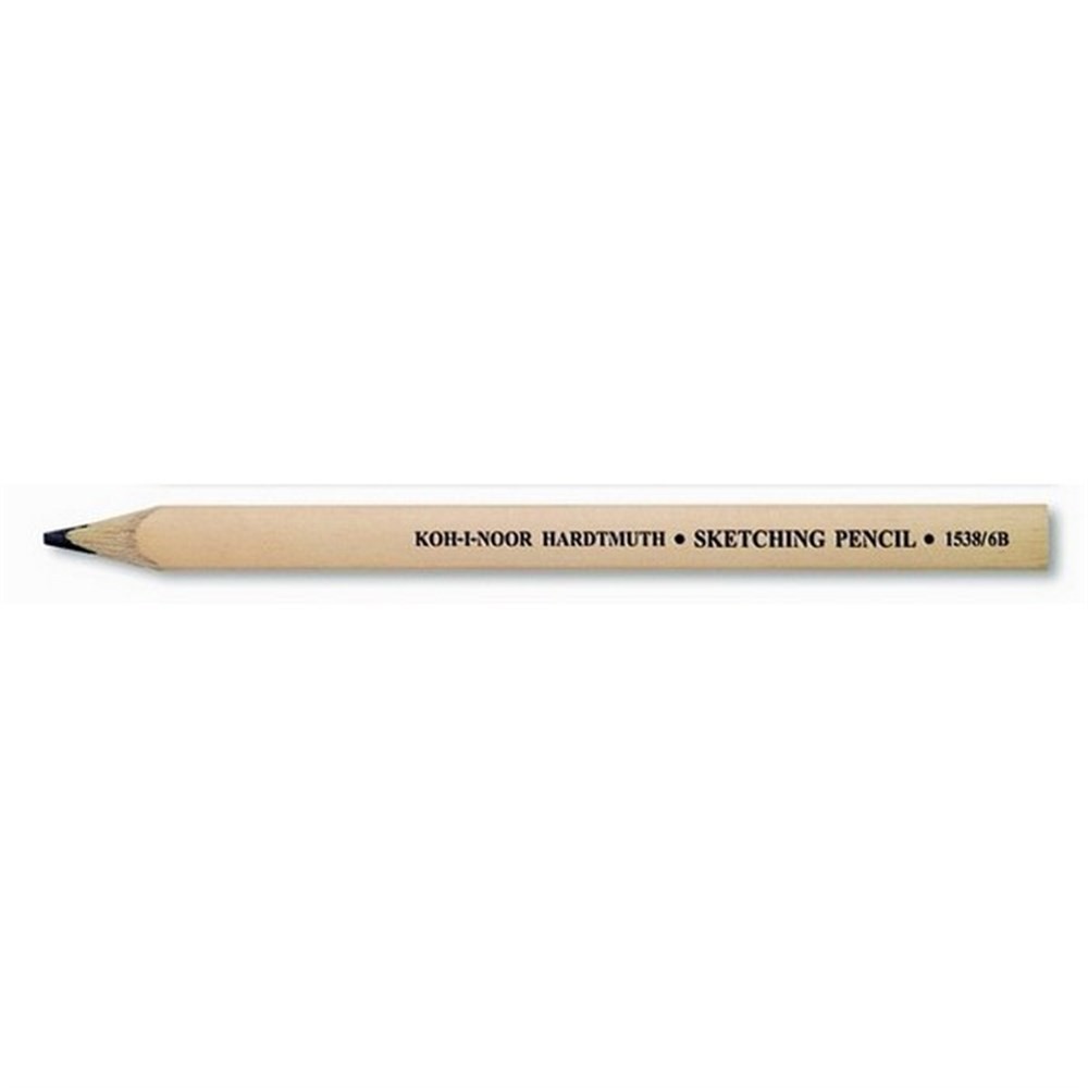 Koh-i Noor Carpenter Pencil Short 1538 N 6B