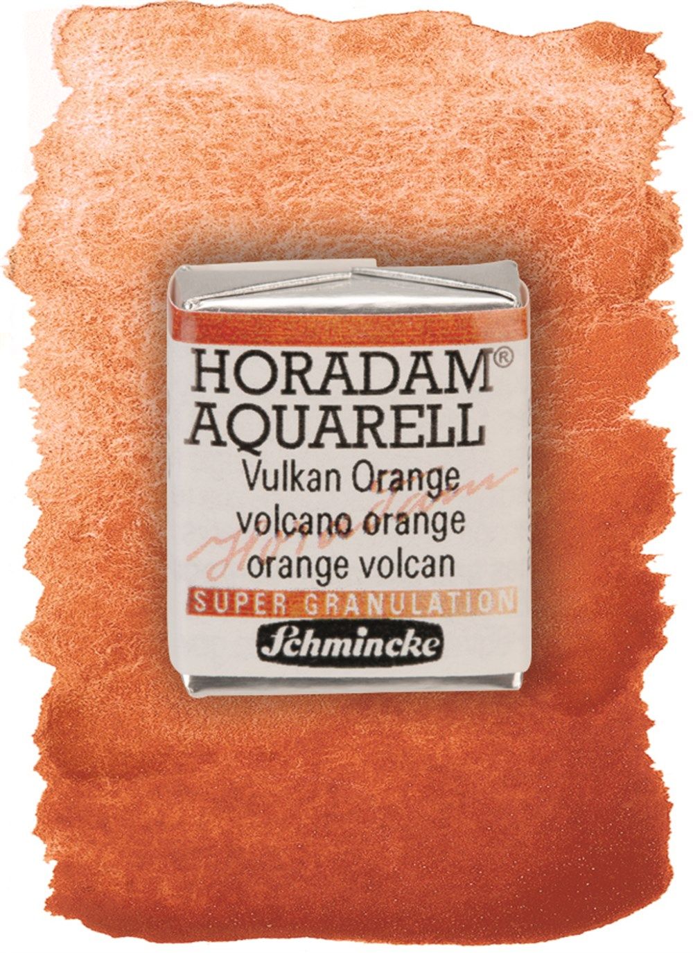 Schmincke Horadam Supergranulation Sulu Boya Volcano Orange 1/2 Tab.