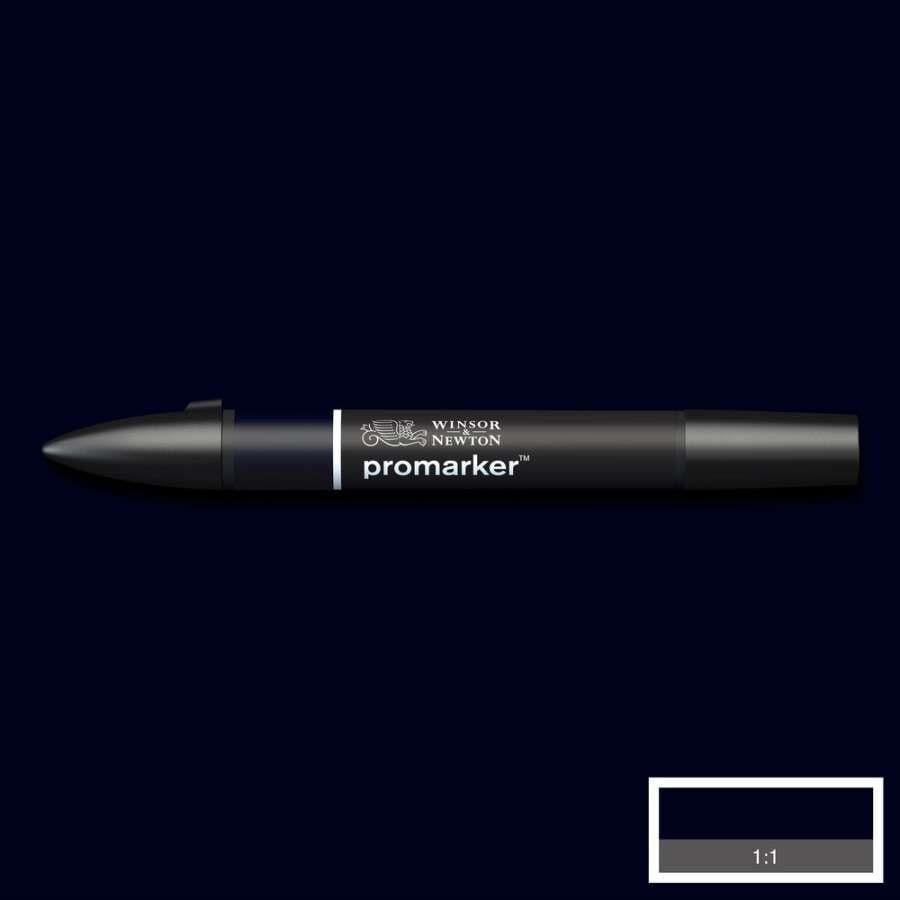 Winsor & Newton Promarker Grafik Kalemi Blue Black