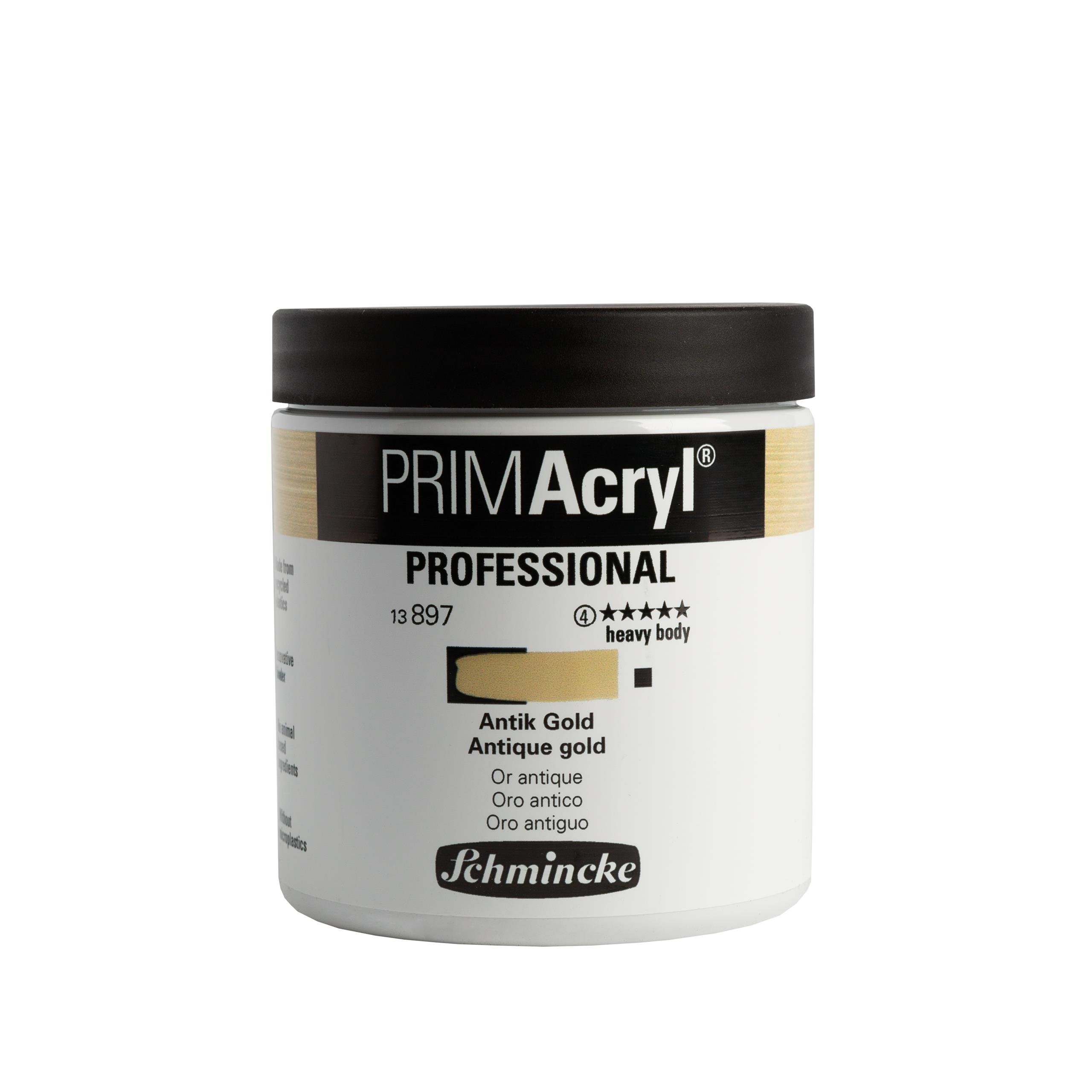 Schmincke Primacryl Artist Akrilik Boya 237 ml Seri 4 897 Antique gold