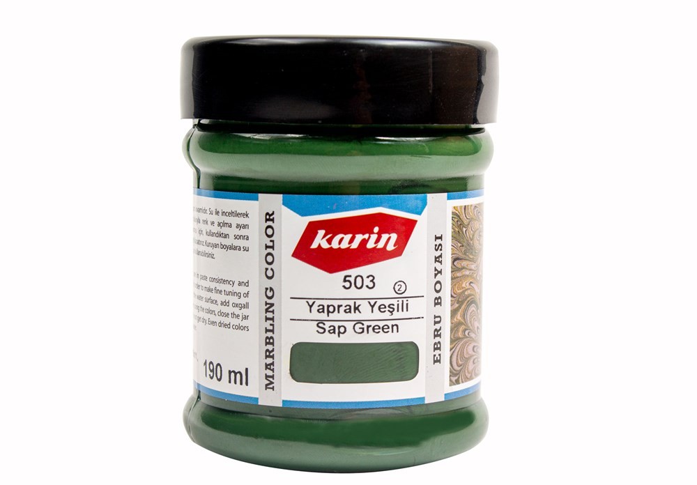 Karin Ebru Boyası 503 Yaprak Yeşil 190 ml