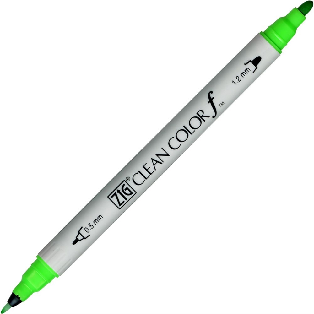 Zig Clean Color F Çift Uçlu Marker Kalem Fl 004 Fl Green