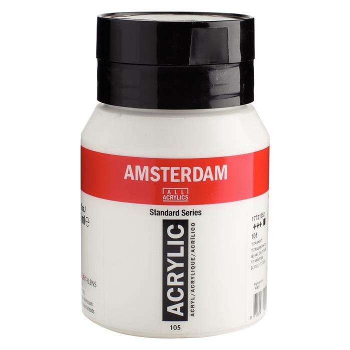 Talens Amsterdam Standard Akrilik Boya 500 ml 105 Titanium White