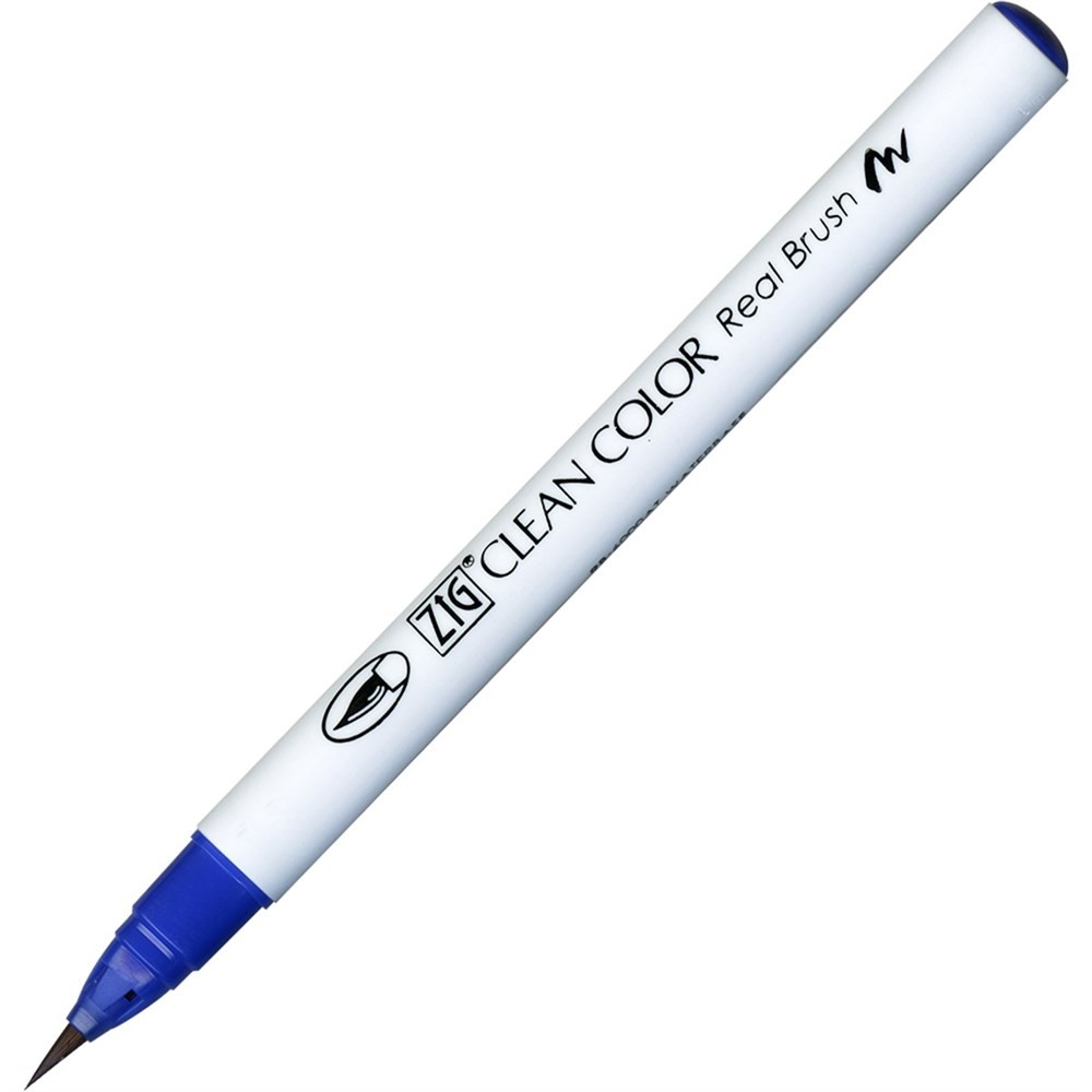 Zig Clean Color Real Brush Fırça Uçlu Marker Kalem 030 Blue