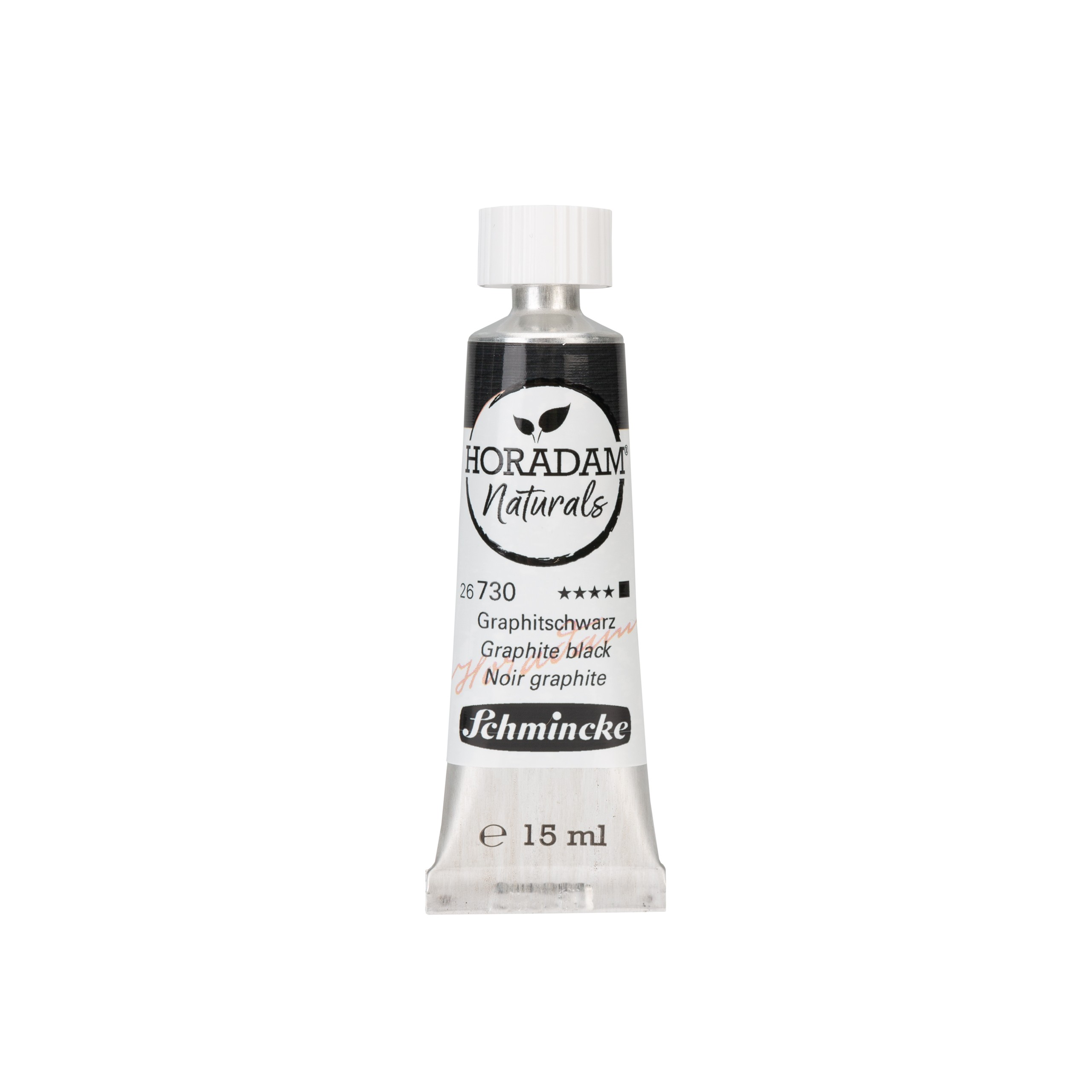 Schmincke Horadam Aquarell Naturals Vegan Suluboya 15 ml Tüp 730 Graphite Black