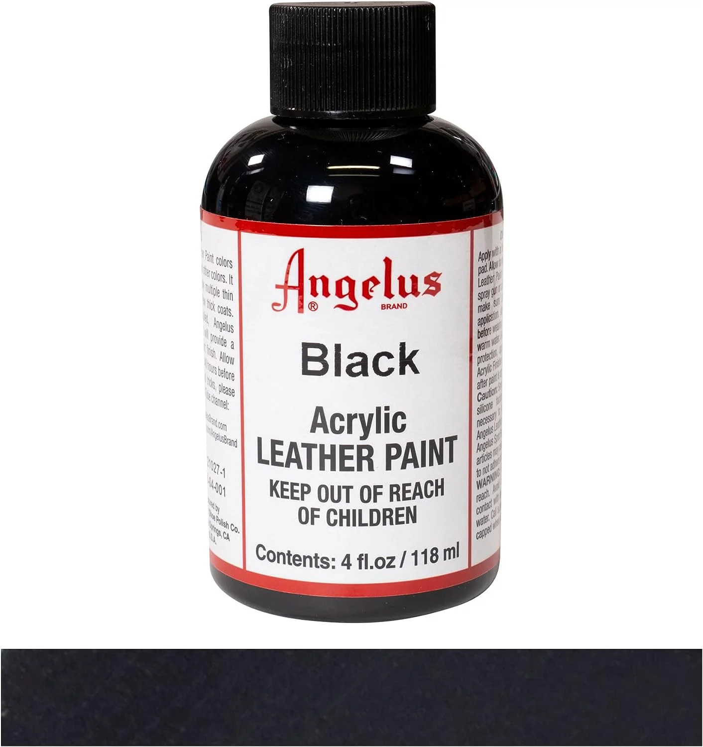Angelus Deri Boyası Black 118 ml