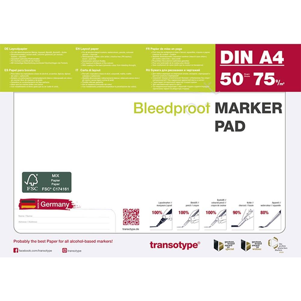 Copic Marker Pad A4 70 g 50 Yaprak
