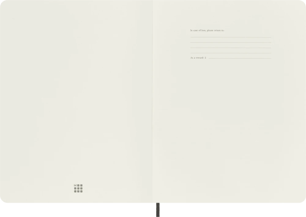 Moleskine Classic Yumuşak Kapak Çizgisiz Defter 9x14 192 Sayfa Black