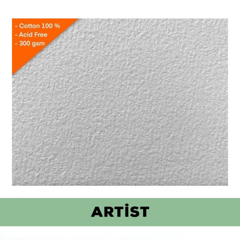 Baohong Suluboya Kağıdı Artist %100 Pamuk 300 gr 56x76 cm Cold Press