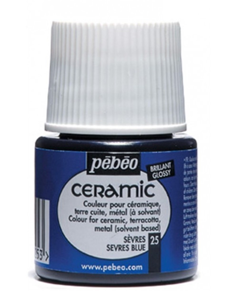 Pebeo Seramik Boyası 45 ml Serves Blue