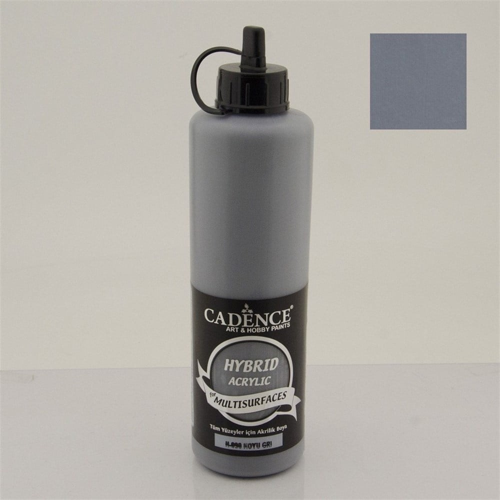 Cadence Akrilik Boya 500ml H-090 Koyu Gri
