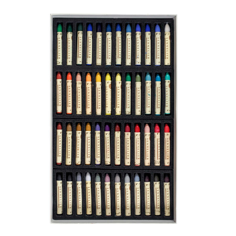 Sennelier Oil Pastel Boya Seti 48'li Tam Boy