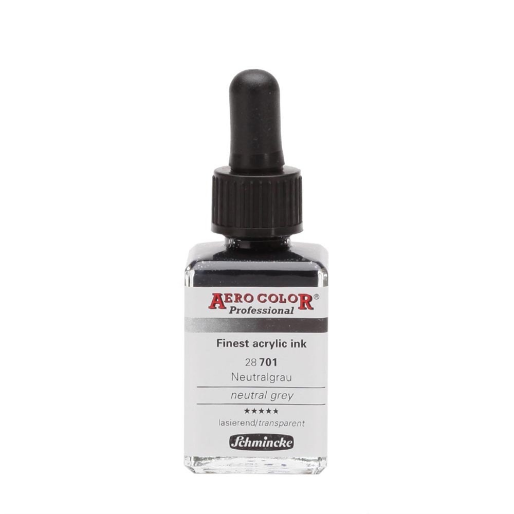 Schmincke Aero Color Akrilik Mürekkep 28 ml 701 Neutral Grey